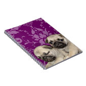 Carnet Chien de chiots carlins (Côté Droit)