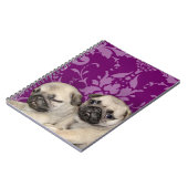 Carnet Chien de chiots carlins (Côté gauche)