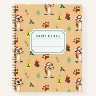 Carnet Chien de Noël