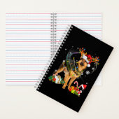 Carnet Chien de Noël berger (À l'intérieur)