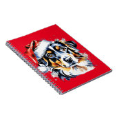 Carnet Chien de Noël mignon (Côté Droit)