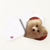 Carnet Chien de Poméranie mignon (Intérieur)