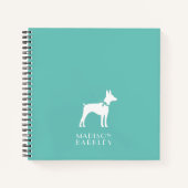 Carnet Chien de Rat Terrier Chien Chien Chien Chien Puppy (Devant)