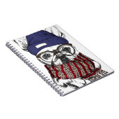 Carnet Chien de Taureau de Français de hippie (Côté Droit)