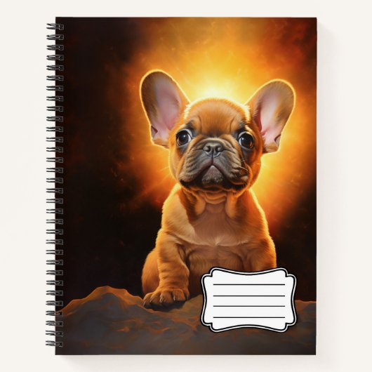 Carnet Chien de taureau français (Devant)