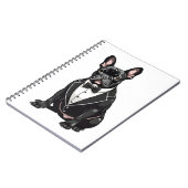 Carnet Chien de taureaux français à Tuxedo (Côté gauche)