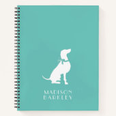 Carnet Chien de Weimaraner Chien Puppy (Devant)