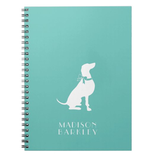 Carnet Chien de Weimaraner Chien Puppy (Devant)