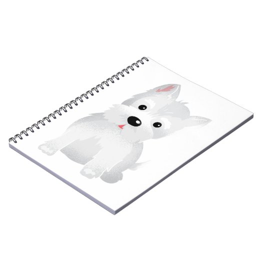 Carnet Chien de Westie (Côté gauche)