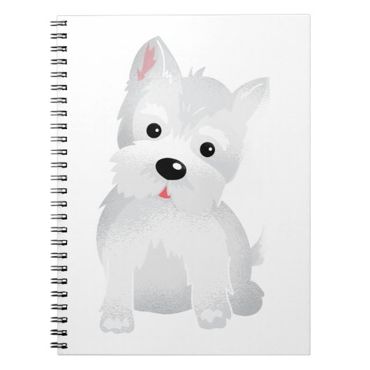 Carnet Chien de Westie (Devant)