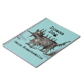 Carnet Chien Demon Vintage Funny migre (Côté gauche)
