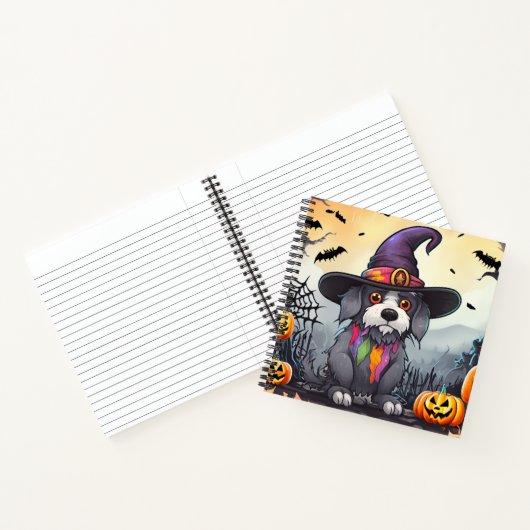 Carnet Chien d'Halloween (Intérieur)