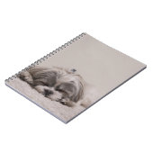 Carnet Chien dormant Shih tzu (Côté gauche)