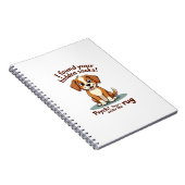Carnet Chien Drôle Chaussettes Cachées Citation Vintage D (Côté Droit)