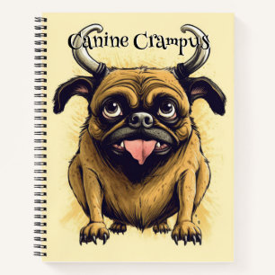 Carnet Chien Drôle Monstre: Canine Krampus