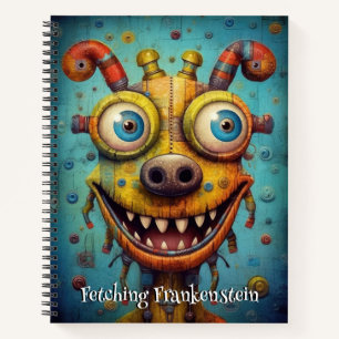 Carnet Chien Drôle Monstre: Cherchant Frankenstein