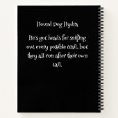 Carnet Chien Drôle Monstre: Houndog Hydra (Dos)