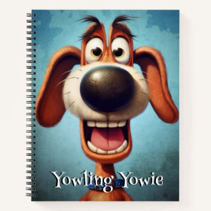 Carnet Chien Drôle Monstre : Yowie Hurleur