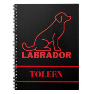 Carnet Chien du Labrador personnalisé