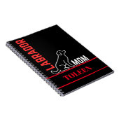 Carnet Chien du Labrador personnalisé (Côté Droit)