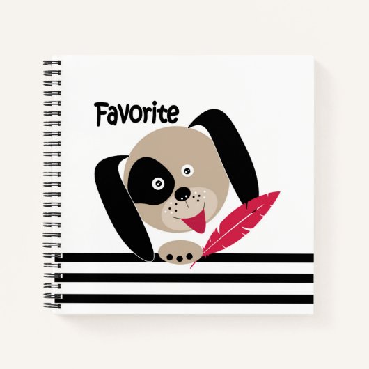 Carnet Chien favori (Devant)