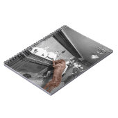 Carnet Chien Friendly Saloon Tavern Bar 1900 Photo (Côté gauche)