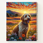 Carnet chien Golden Doodle (Dos)