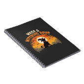 Carnet Chien Halloween Clair de lune (Côté Droit)