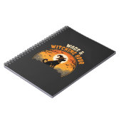Carnet Chien Halloween Clair de lune (Côté gauche)