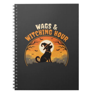 Carnet Chien Halloween Clair de lune