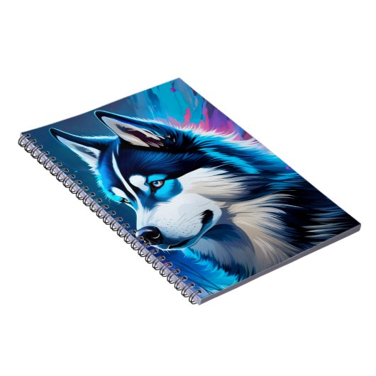 Carnet Chien Husky (Côté Droit)