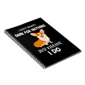 Carnet Chien je n'aboie pas toujours pour rien blague à p (Côté Droit)