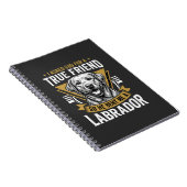 Carnet Chien Labrador véritable ami (Côté Droit)