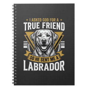 Carnet Chien Labrador véritable ami