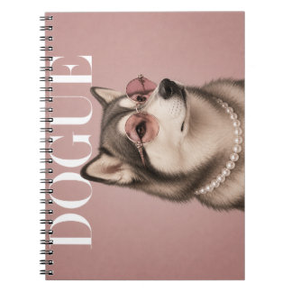 Carnet Chien Malamute d'Alaska Rose Covergirl