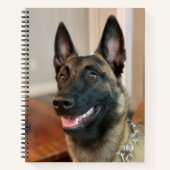 Carnet Chien malinois (Devant)