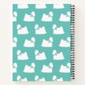 Carnet Chien maltais Chien Chien Chien Coiffure longue (Dos)