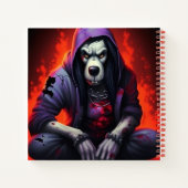 Carnet Chien Mauve (Dos)