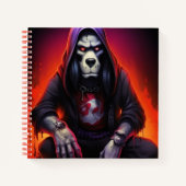 Carnet Chien Mauve (Devant)