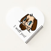 Carnet chien mignon (Dos)