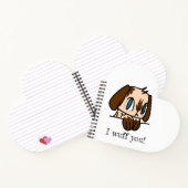 Carnet chien mignon (Intérieur)