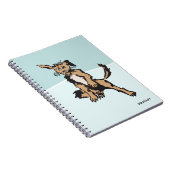 Carnet Chien Mignon Avec Des Yeux De Chien Bleus (Côté Droit)