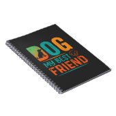 Carnet Chien Mon Meilleur Ami Design Rétro (Côté Droit)
