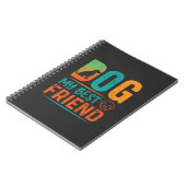 Carnet Chien Mon Meilleur Ami Design Rétro (Côté gauche)