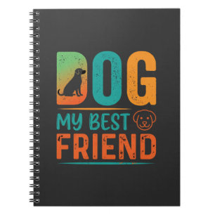 Carnet Chien Mon Meilleur Ami Design Rétro