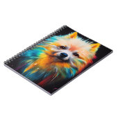 Carnet Chien nain allemand spitz animal adorable (Côté gauche)