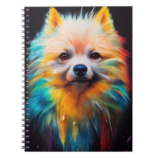 Carnet Chien nain allemand spitz animal adorable (Devant)