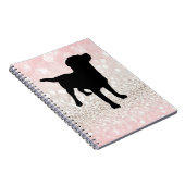Carnet Chien noir étincelant (Côté Droit)