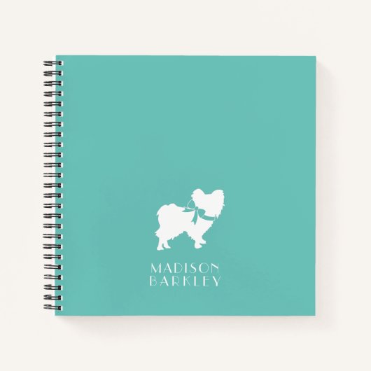 Carnet Chien papillon (Devant)