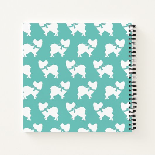 Carnet Chien papillon (Dos)